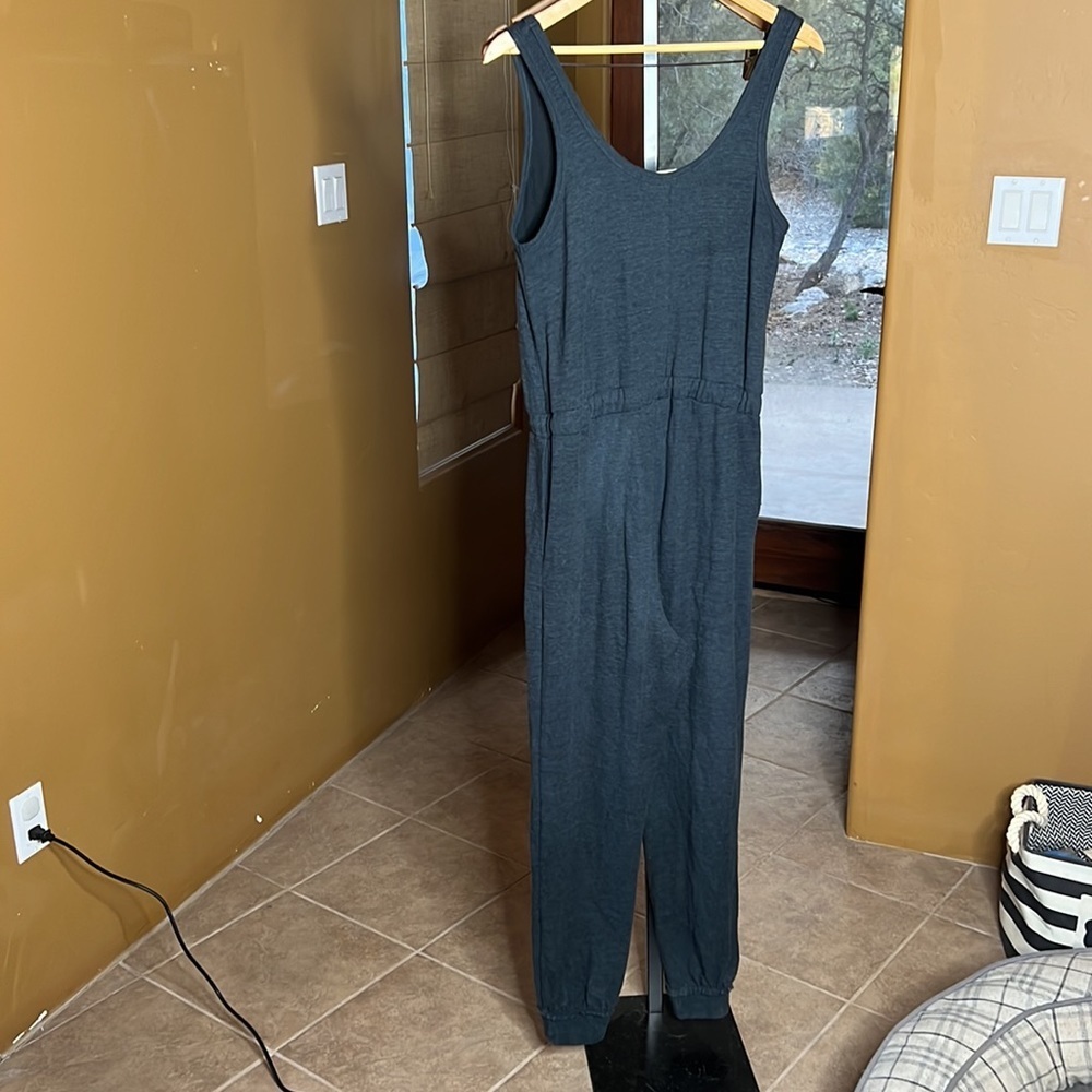 Free People FP Beach Bicoastal Romper Charcoal Gray Size Small Lounge - Picture 11 of 13